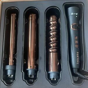 FoxyBae Black and Copper Hair Styling Tool Set